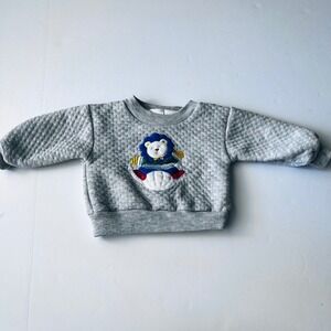 Vintage Key Elements Circus Lion Sweatshirt 6-9M Primary Colors Soft